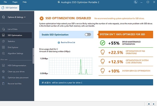 auslogics ssd optimizer portable