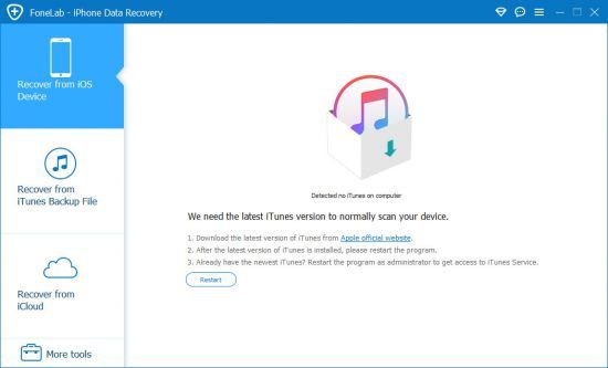 for ios download FoneLab iPhone Data Recovery 10.5.52