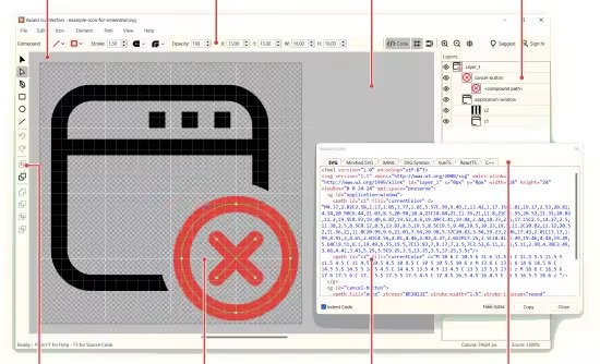 Iconvectors portable