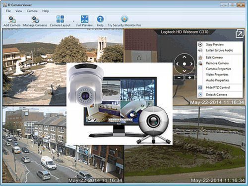 free ip camera viewer windows 8