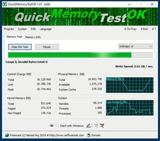 memory-test-portable
