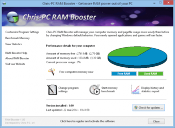 download the last version for windows Chris-PC RAM Booster 7.07.19