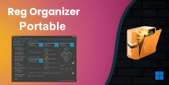 Reg organizer portable