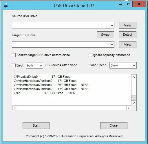 usb drive clone portable