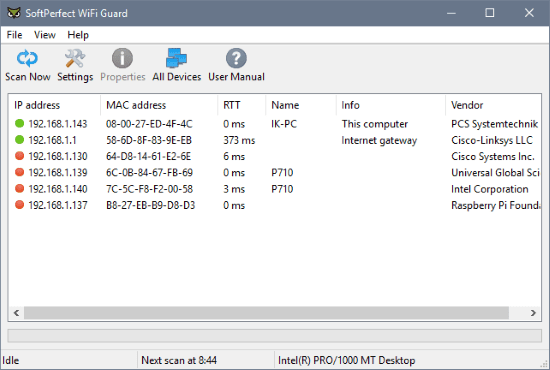 SoftPerfect WiFi Guard 2.2.2 downloading