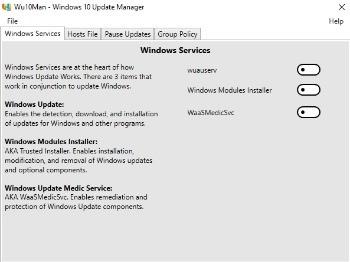 windows updates manager