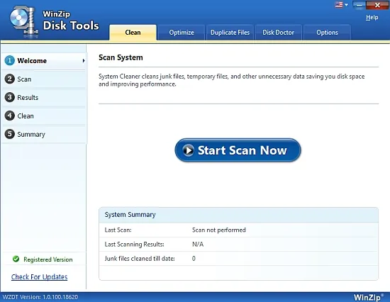 Portable WinZip Disk Tools 1.0.100.18620 - FC Portables